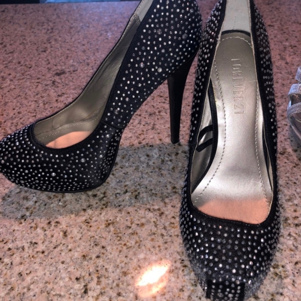 Black heels